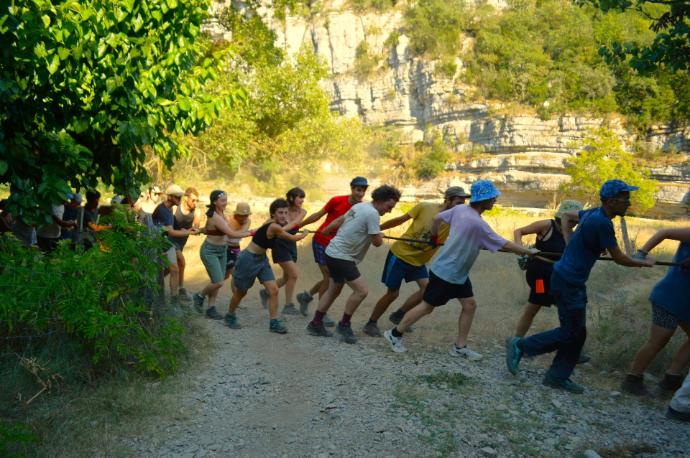 Chantier de jeunes en Ardèche